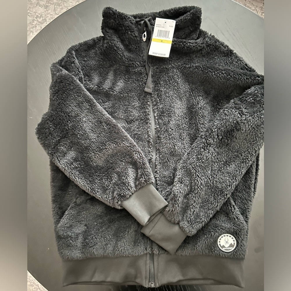 Women’s Spyder black zip up